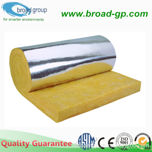 Glass Wool with Aluminium Foil Heat Insulation Construction Material